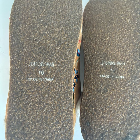 Johnny Was Multicolor Embroidered Mules - Picture 13 of 16